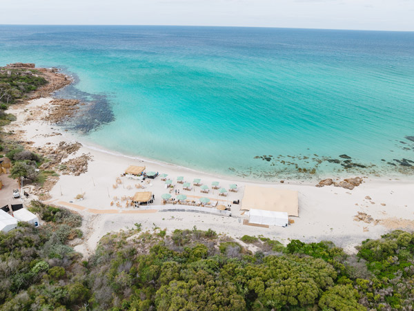Beach club at Pair'd Margaret River
