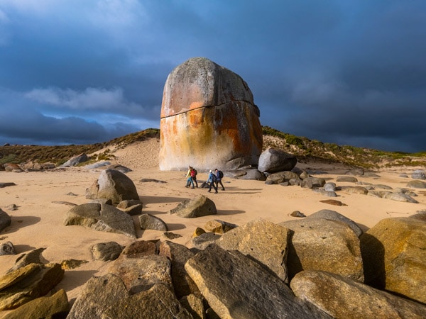 Castle Rock on Flinders Island