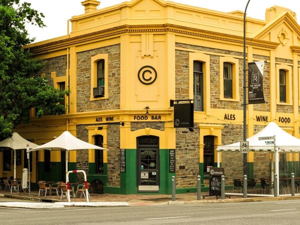 a historic pub in Adelaide