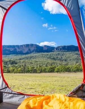 Kedumba River Crossing Campground in the Blue Mountains, NSW