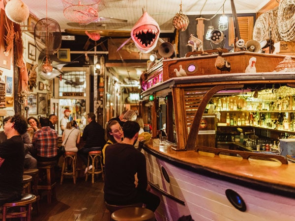 the interior of Rodney’s Bait ’N’ Tackle