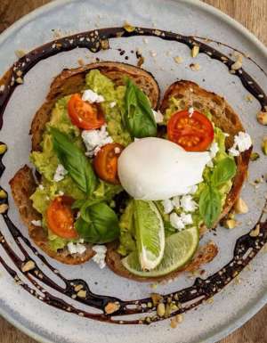 avo toast at Lily’s Pad, Leura