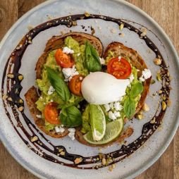 avo toast at Lily’s Pad, Leura