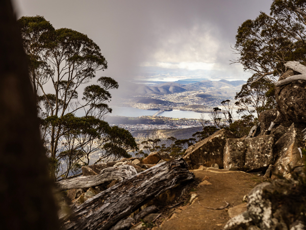 Mount Wellington in Hobart, Tas