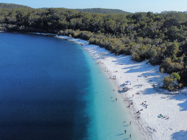 Boorangoora/Lake McKenzie on K'gari, Fraser Coast