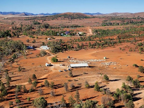 an aerial view of Angorichina Station