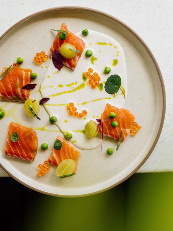 an Australian seafood cuisine at Lizard Island resort