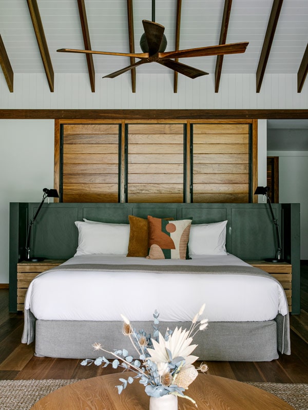 the bedroom suite at Mt Mulligan Lodge