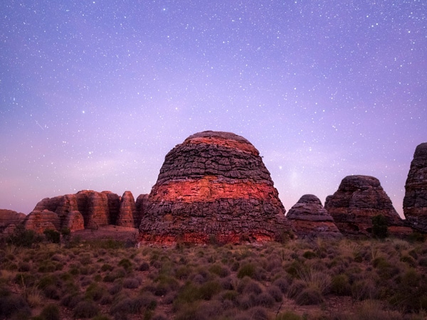 the Bungle Bungle Ranges in Purnululu National Park