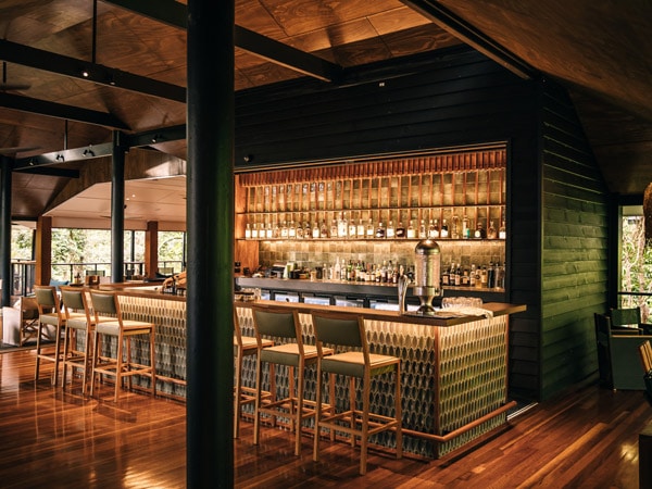 the Daintree Bar at Silky Oaks Lodge