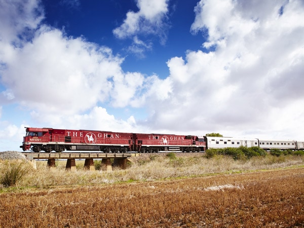 The Ghan train in Australia