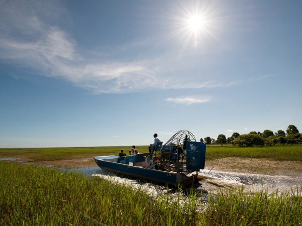 An air-boat adventure in Mary River National Park