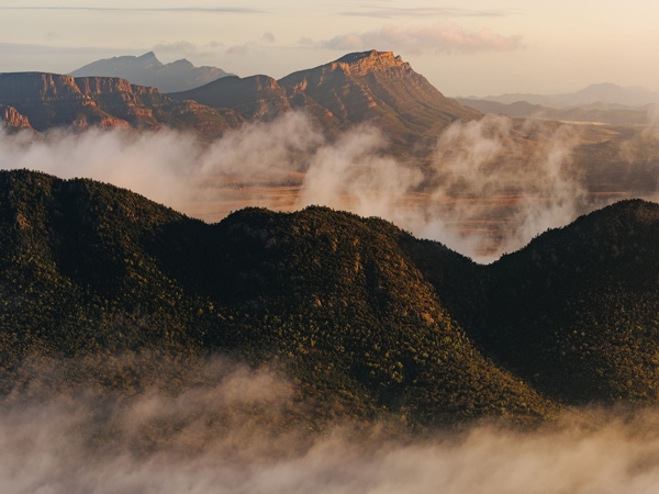 the steamy core of Ikara (Wilpena Pound), Flinders Ranges