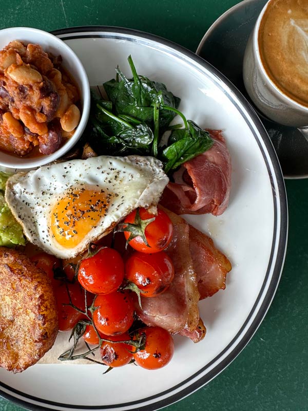 Breakfast dish at Belgrave in Manly