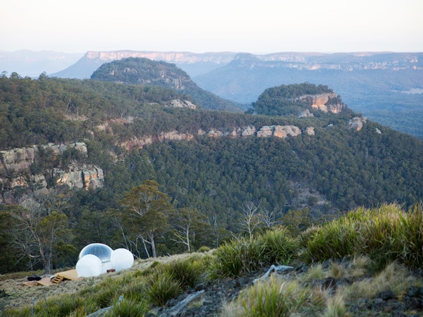 overlooking Capertee Valley at Bubbletent Australia