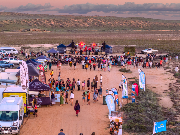 Jamba Nyinayi Festival near Ningaloo, WA