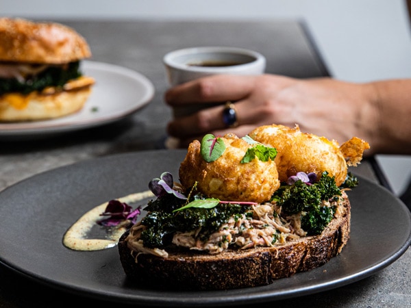 Paramount Coffee Project's crumbed eggs