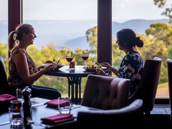 the Embers Restaurant inside Fairmont Resort in Leura