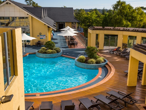 the pool at Fairmont Resort Blue Mountains