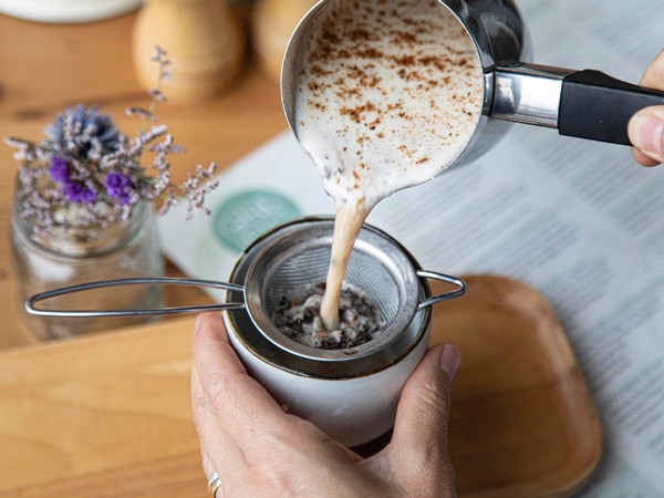 Chai being brewed at Girdlers Manly