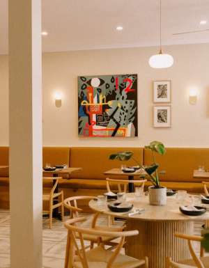 the dining interior of Humbug, Newcastle