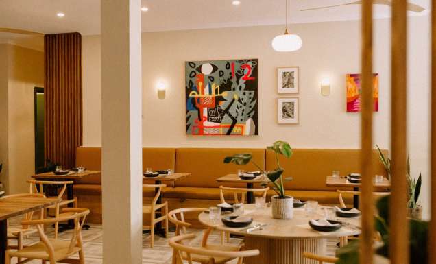 the dining interior of Humbug, Newcastle