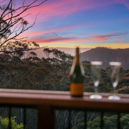 The view from Megalong Lookout Cottage