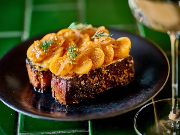 a close-up of food at Humbug, Newcastle