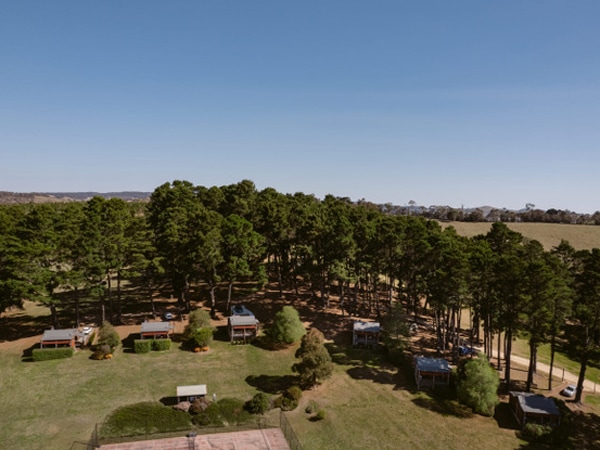 an aerial view of Seclusions Blue Mountains