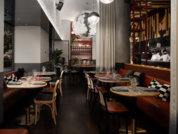 the dining interior of Jana, Newcastle