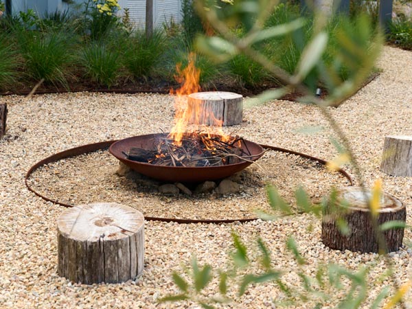 Firepit at Kyah Boutique Hotel