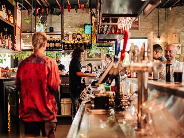 Front bar at Northcote Social Club