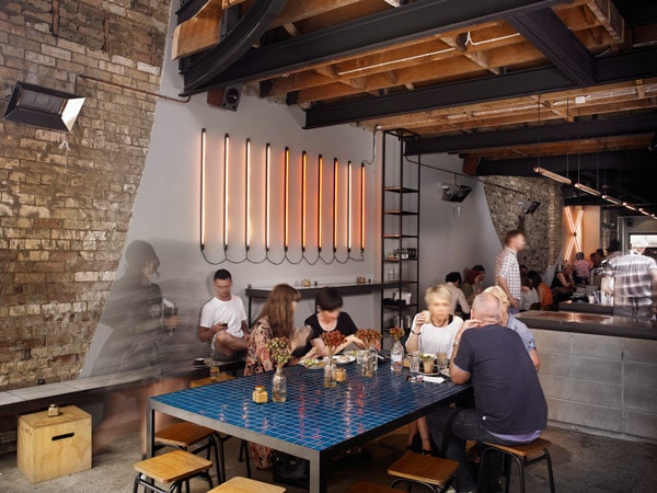 The cafe interior of Reuben Hills in Surry Hills, Sydney