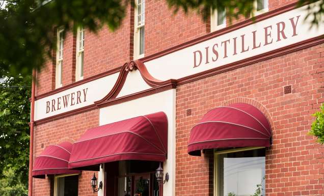 the exterior of Loch Brewery & Distillery, Loch