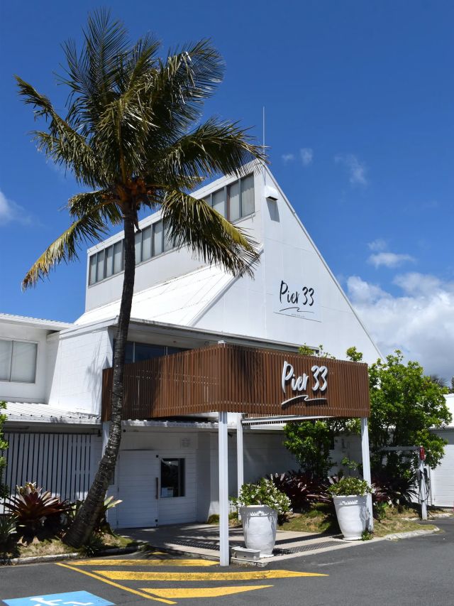 the exterior of Pier 33, Mooloolaba