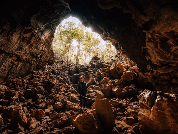 the Undara lava tubes in Undara Volcanic National Park