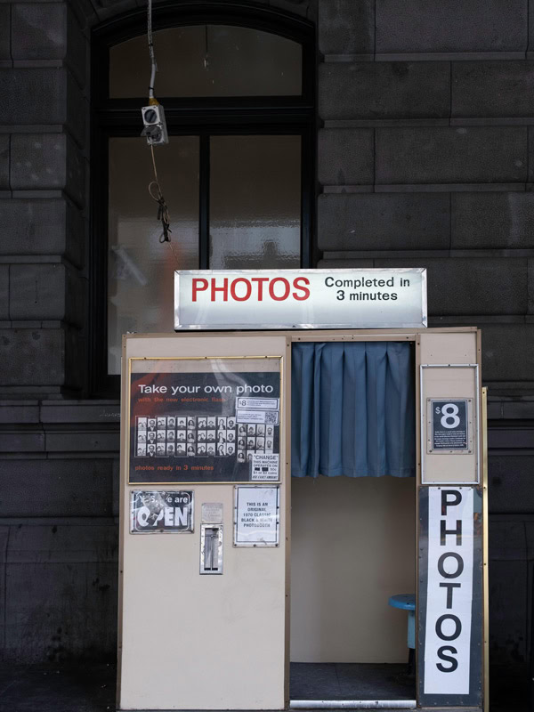 the Flinders Street Photo Booth in Vic