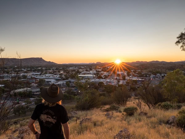 sunset at ANZAC Hill