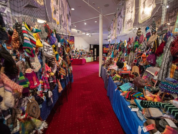 the art display at Beanie Festival