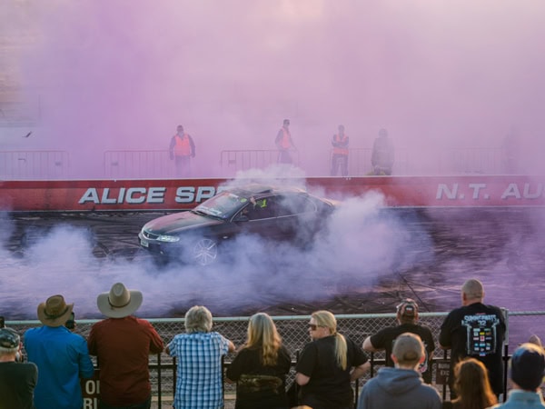 the epic burnouts at Red CentreNATS