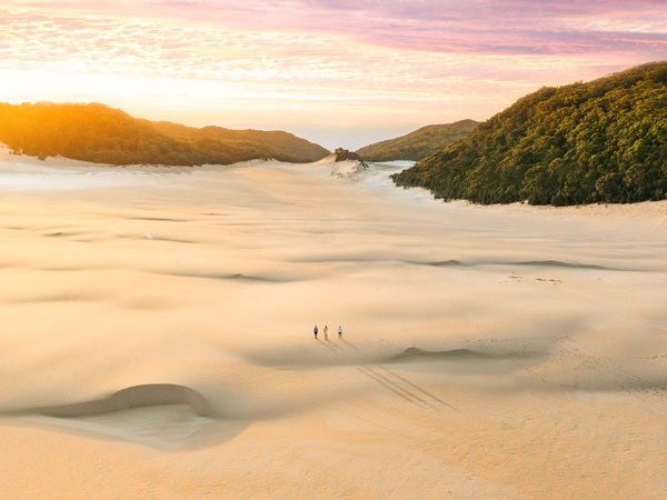 the Carlo Sandblow o Rainbow Beach