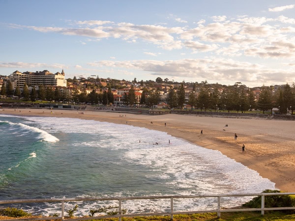 an aerial view of Coogee Beach