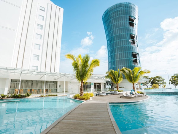 The pool at Crystalbrook Riley in Cairns