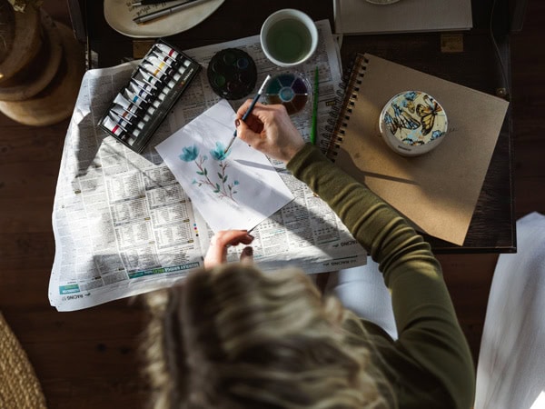 Painting ritual at Dales Run near KIama