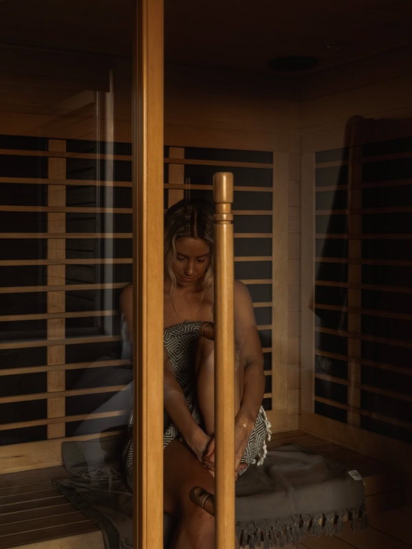 Infrared sauna at Dales Run