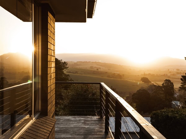 Views from the balcony at Dales Run near Kiama
