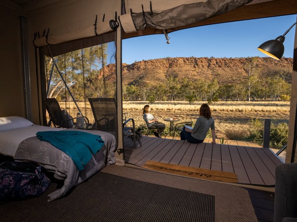 glamping at Squeaky Windmill, Alice Springs