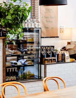 the cafe interior of Byng Street Local Store in Orange