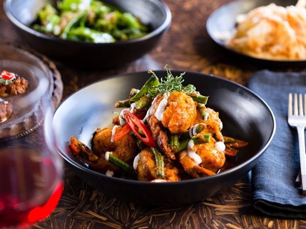 a close-up of food at Hanuman, Alice Springs