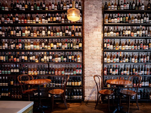 an exclusive wine selection at Officina Gastronomica Italiana